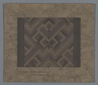 Ontwerp voor een loper met geometrisch patroon