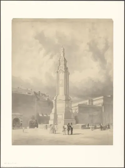 Ontwerp voor een monument voor Johannes Baptist Tetar van Elven