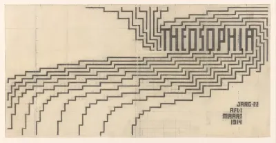 Ontwerp voor een omslag voor een uitgave van Theosophia (jaargang 22, aflevering 1, maart 1914)