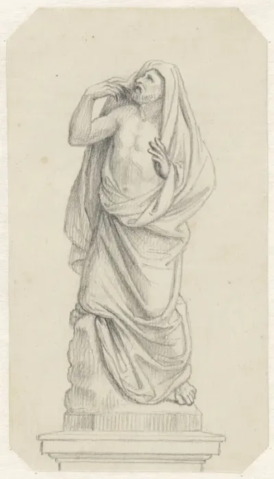 Ontwerp voor een standbeeld van Lazarus
