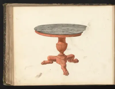 Ontwerp voor een tafel