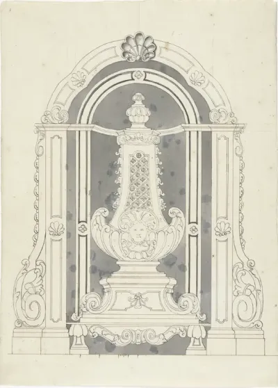 Ontwerp voor een tuinornament