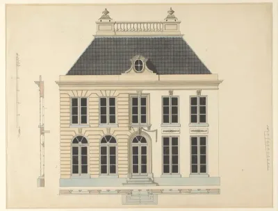 Ontwerp voor een voorgevel