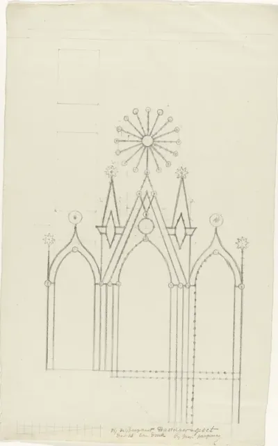 Ontwerp voor illuminatie bij het huis van burgemeester Hasselaer te Amsterdam, 1788