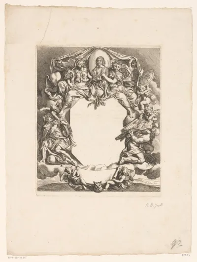 Ontwerp voor ornament ter nagedachtenis van Pierre Seguier