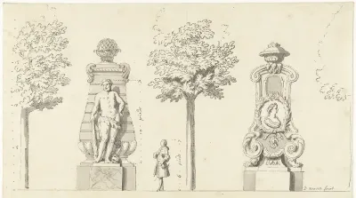 Ontwerpen voor twee tuinornamenten
