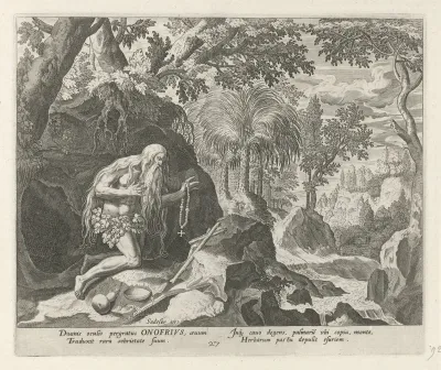 Onyphrius de Grote als kluizenaar