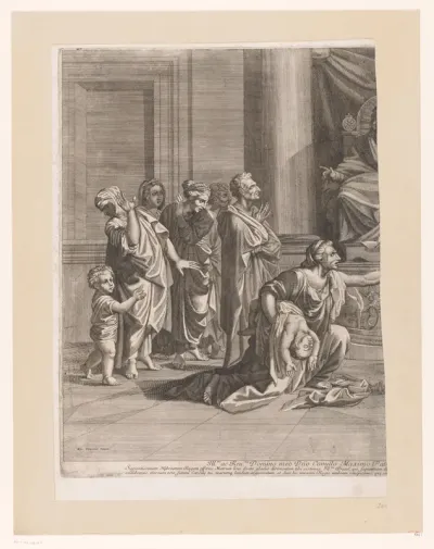 Oordeel van Salomon (linkerdeel)