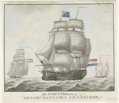 Oorlogsschip De Jupiter, 1797