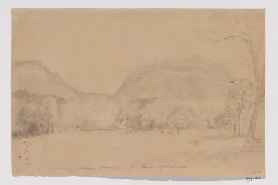 Oorsprong van de rivier Citarum, Priangan, West-Java