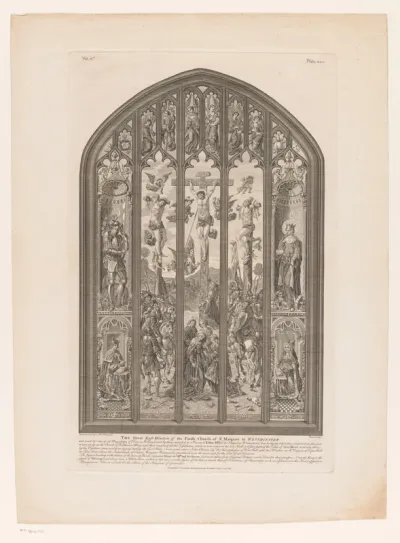 Oostelijk raam van de St. Margaret’s Church in Londen