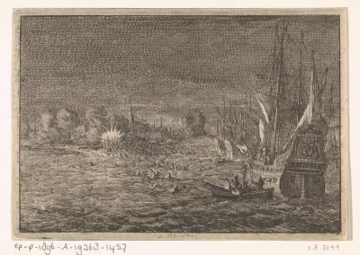 Oostende door de Spanjaarden veroverd op de Fransen, 1658