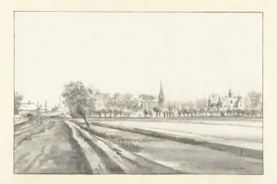 Oosterwijk Castle from a distance