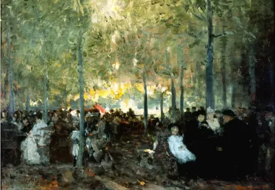 Open air restaurant in Kassel