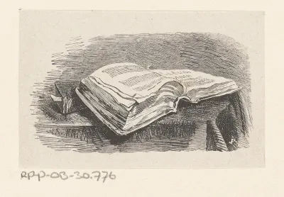 Open Book on a Table