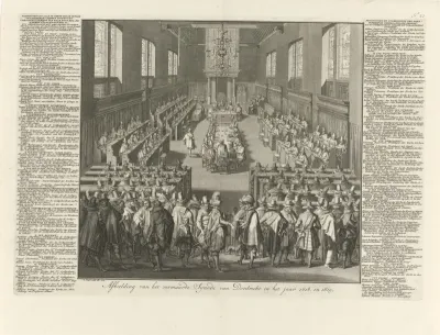 Opening van de synode van Dordrecht, 1618