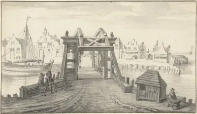 Ophaalbrug in Brielle