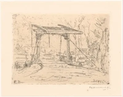 Ophaalbrug in Hillegersberg