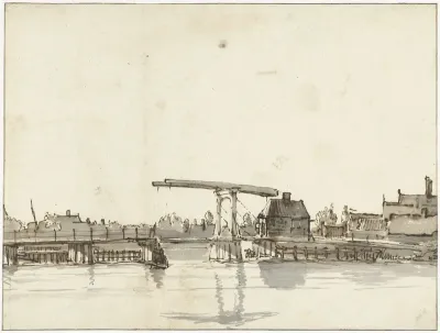 Ophaalbrug te Ouderkerk
