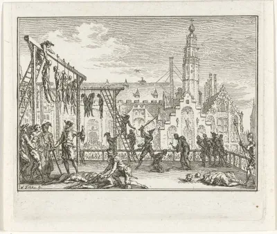 Ophanging en onthoofding van veroordeelden
