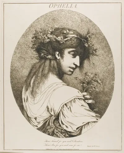 Ophelia, from Twelve Characters from Shakespeare