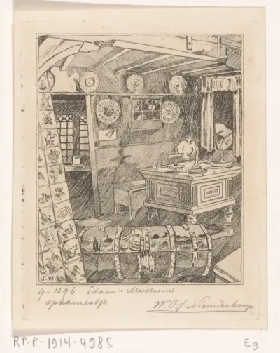Opkamer in het Edams Museum