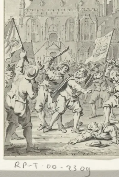 Opstand van het Kaas- en Broodvolk en moord op Claes van Ruyven te Haarlem, 1492