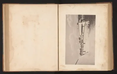 Opstelling van Eadward Muybridge voor het fotograferen van rennende paarden