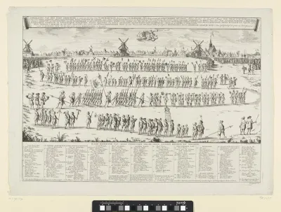 Optocht te Krommenie op 8 maart 1788