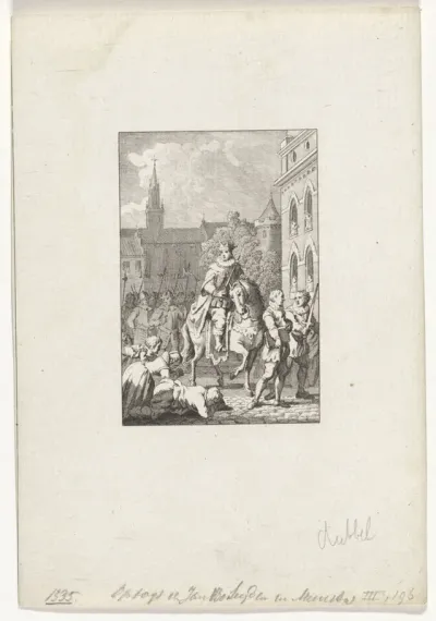 Optocht van Jan van Leyden te Münster, 1535