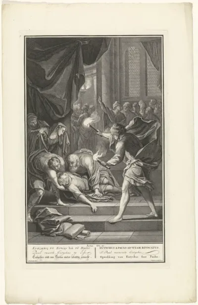 Opwekking van Eutychus door Paulus