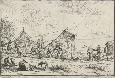 Opzetten van een tent