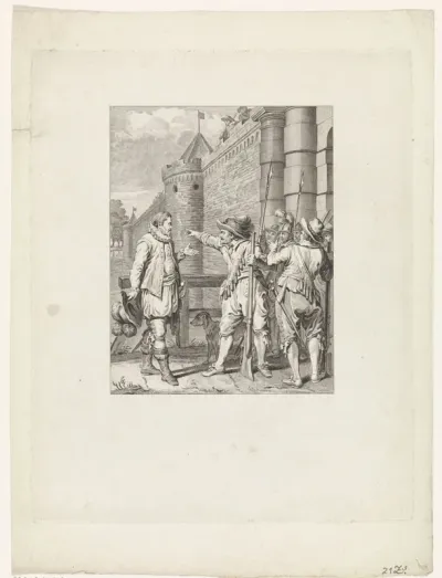 Oranje bezoekt alleen het opstandige Gent, ca. 1579