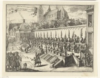 Oranjerie en kassen te Kleef