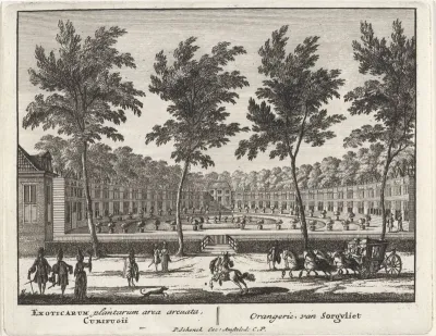 Oranjerie op park Zorgvliet te Den Haag
