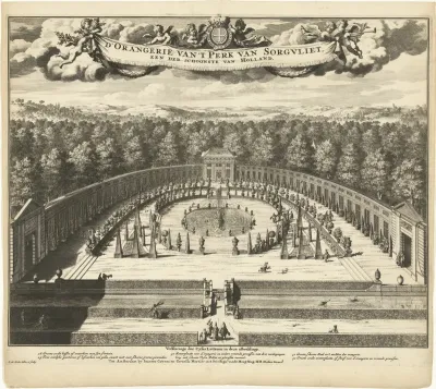 Oranjerie op park Zorgvliet