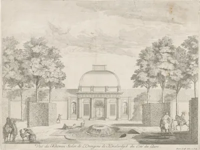Oranjerie van Honselersdijk, gezien vanaf het park