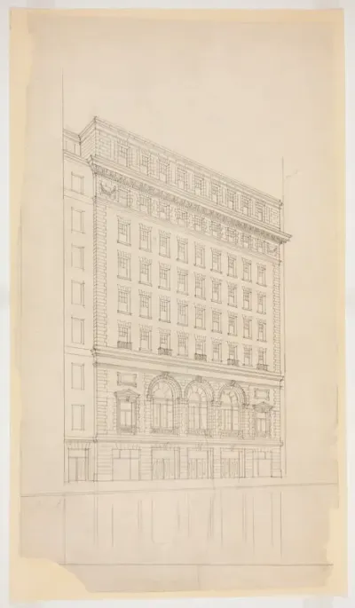 Orchestra Hall, Chicago, Illinois, Perspective Study