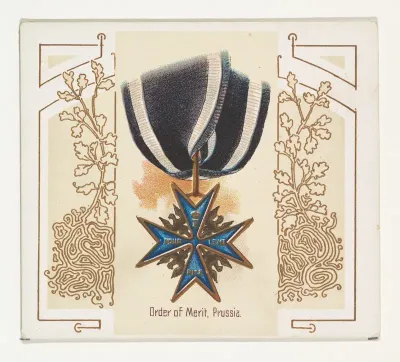 Order of Merit, Prussia, from the World's Decorations series (N44) for Allen & Ginter Cigarettes