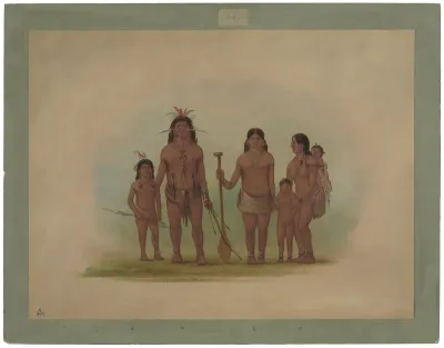 Orejona Chief and Family