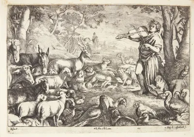 Orfeus tæmmer de vilde dyr