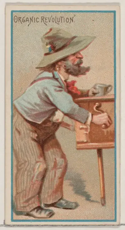 Organic Revolution, from the Jokes series (N87) for Duke brand cigarettes