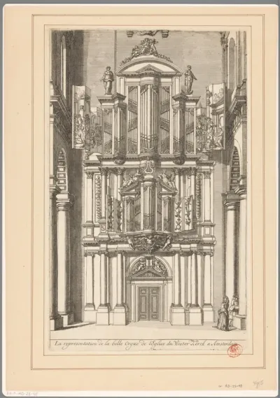Orgel (Duyschotorgel) in de Westerkerk te Amsterdam
