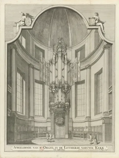 Orgel van de Nieuwe Lutherse Kerk te Amsterdam