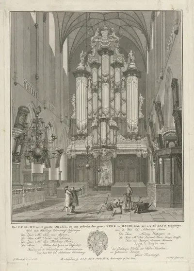 Orgel van de Sint-Bavokerk te Haarlem