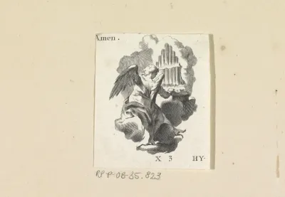 Orgelspelende engel