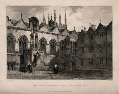 Oriel College, Oxford: quadrangle