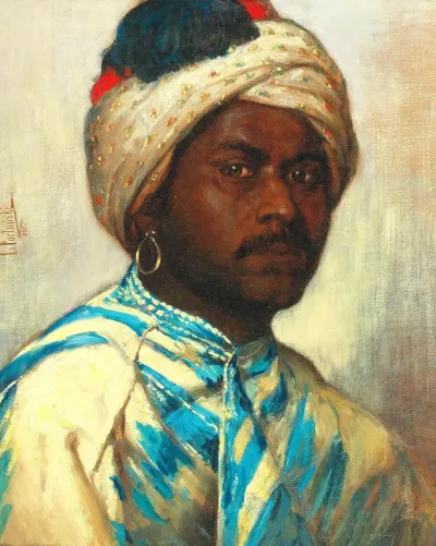 Oriental Man with Turban