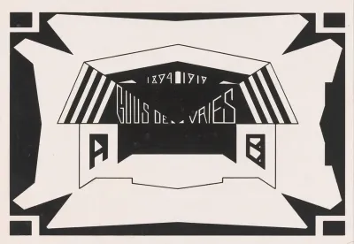 Ornament Guus de Vries 1894/ 1919