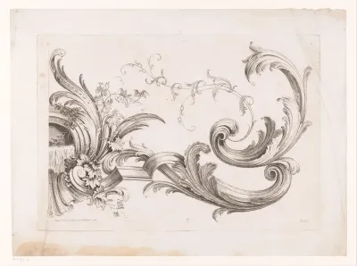 Ornament met bladrank